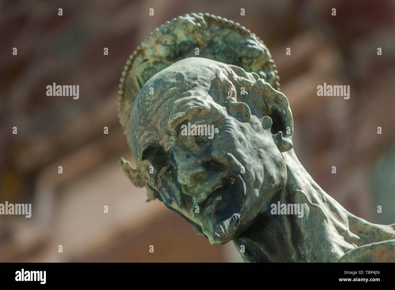 Sculpture at the Chateau de la Napoule, Mandelieu-la-Napoule, Var, Provence-Alpes-Cote d`Azur, France, Europe Stock Photo